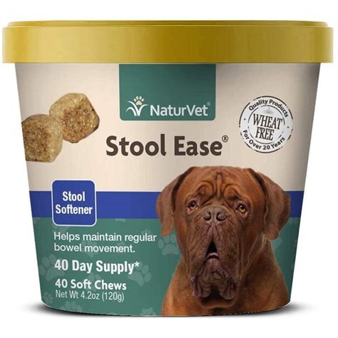 Stool Ease For Dogs 40 Soft Chews By Naturvet At Tractor Supply Co