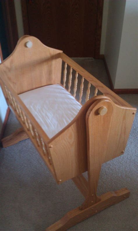 There are even some complimentary patterns available online that you can download and print out. Babies: wooden bassinet