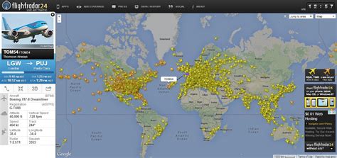 Real Time Aircraft Tracking By Flightradar24 Adsbhub