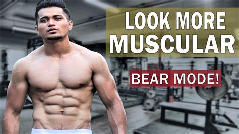 Bear Mode Workout Look More Muscular Youtube