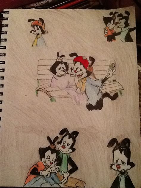 a different side of yakko wakko and dot by marvelhunter on deviantart