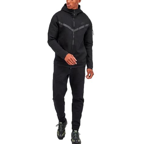 Nike Tech Fleece Mens Black Full Tracksuit Exclusive Sports