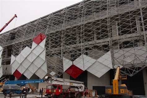 Facade Grid Structure For The Spartak Stadium Graitec