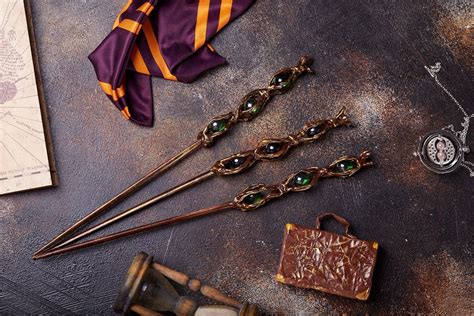 Occult Real Magic Wand For Wizards Of The Hogwarts School Etsy