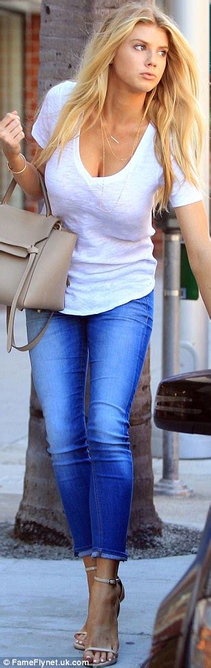 Charlotte Mckinney Showcases Her Derriere In Tight Jeans In Beverly