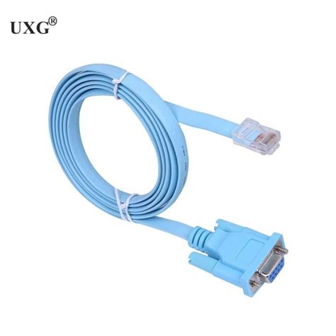 Console Cable Rj45 Ethernet To Rs232 Db9 Db9f8p8c Com Port Serial