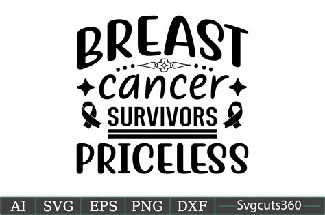 Breast Cancer Survivors Priceless Graphic By Svgcuts360 · Creative Fabrica