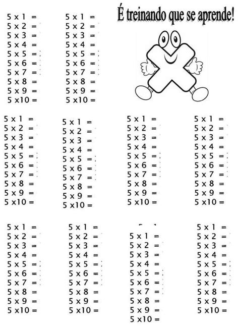 Tabuada Completa Para Imprimir De Multiplicação 2 3 4 5 6 7 8 9