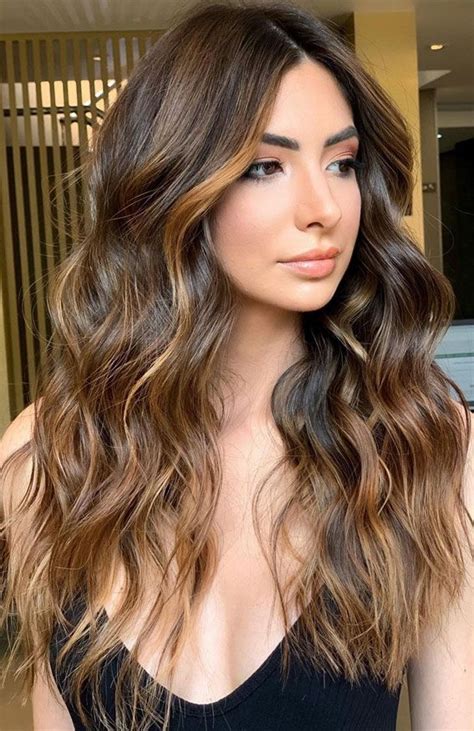 31 Subtle Blonde Highlights Another Gorgeous Brown Hair Colour Combo