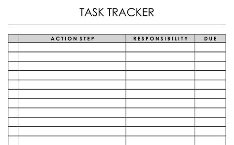 Daily Task Tracker Printable Images And Photos Finder