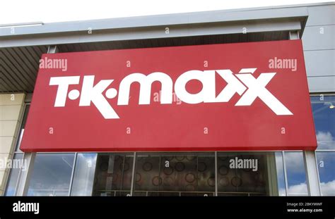 Tk Maxx Logo Seen At One Of Their Retail Store Branches Stock Photo Alamy