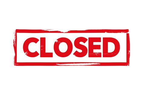 Closed Sign Png All