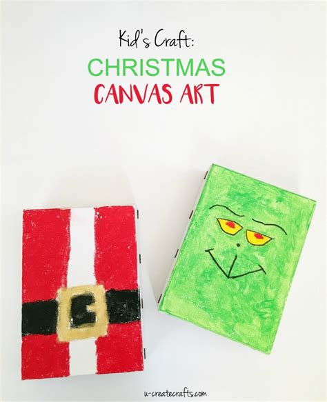 Diy Christmas Canvas Art U Create