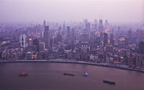 47 Shanghai Skyline Wallpaper Wallpapersafari