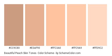 Using a hexadecimal code is the most reliable of the several ways you can define colors in html or style sheets. Beautiful Peach Skin Tones Color Scheme » Skin ...
