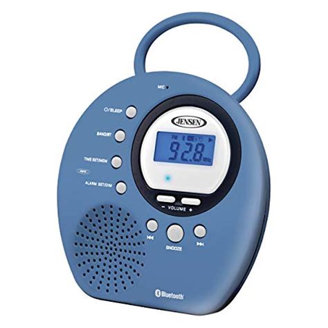 Jensen Bluetooth Wireless Waterproof Shower Speaker Radio With