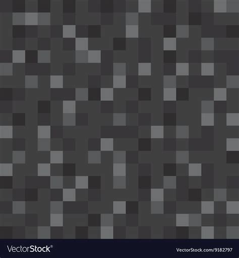 Abstract Block Texture Black Pixel Royalty Free Vector Image