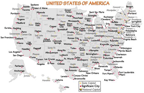 Us Map With Major Cities Buy Us Most Populated Cities Map Qse Alcn3