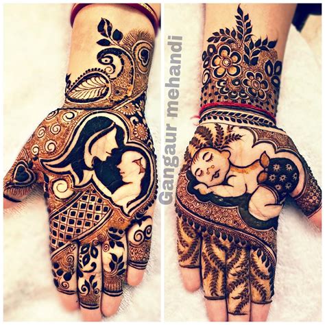 New And Unique Mehndi Designs For Baby Shower K4 Fashion