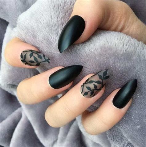 26 Chic Black Nail Designs That Looks Stunning Seasonoutfit Prom