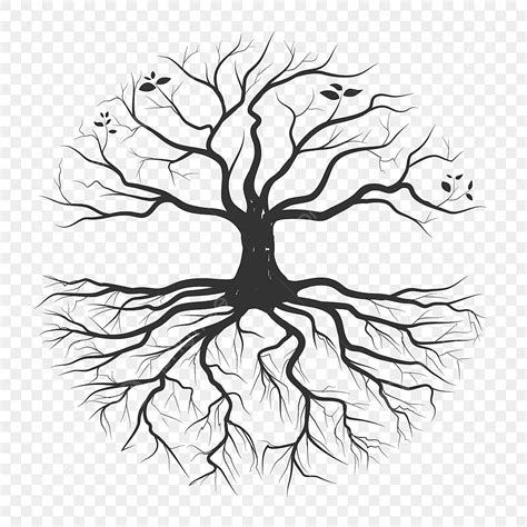 Tree Root Drawing PNG Vector PSD And Clipart With Transparent
