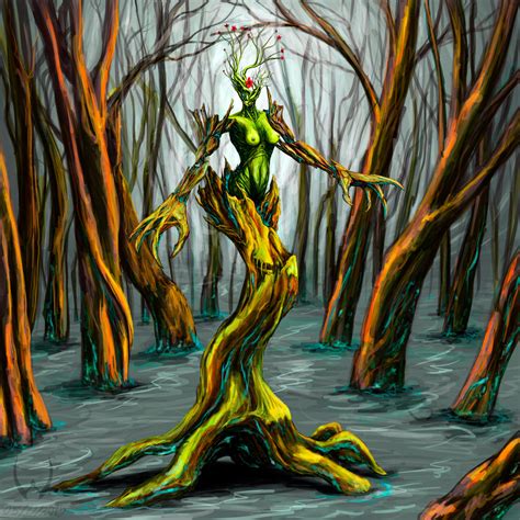Swamp Dryad By Lorddracoargentos On Deviantart