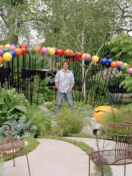 Diarmuid Gavin Striking A Pose In The Garden He Designed Marshalls