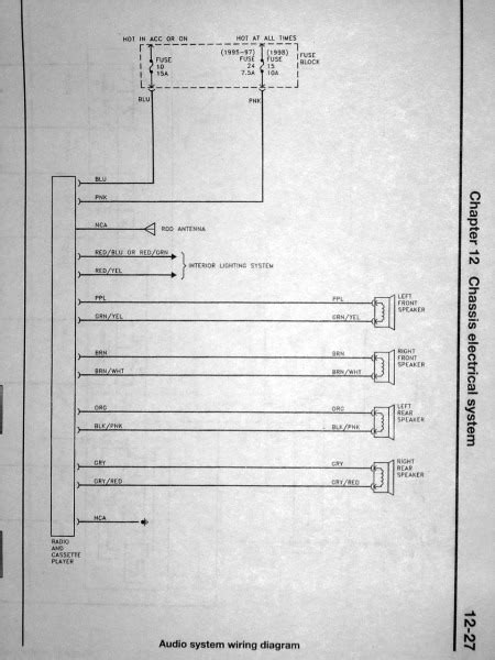 On one, i'll search for the current. 2002 Nissan Frontier Stereo Wiring Diagram