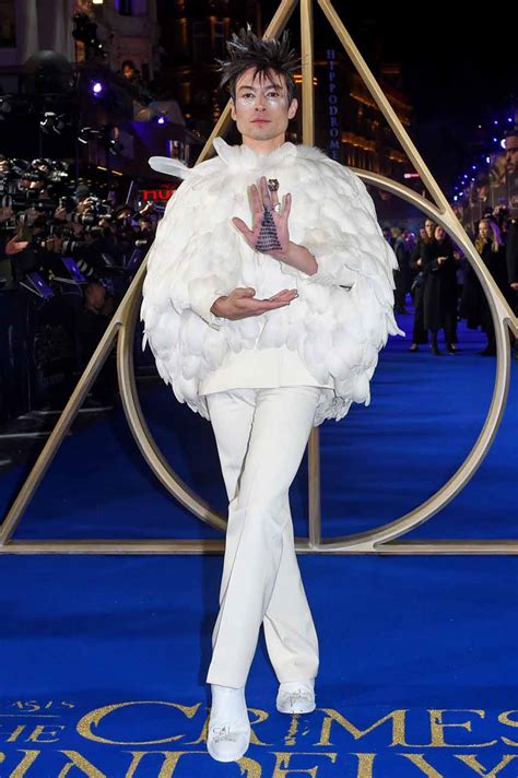 Ezra Miller Continues To Bring It To The Fantastic Beasts Premieres