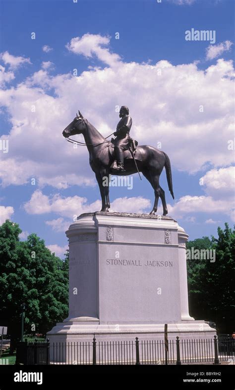 Stonewall Jackson Richmond High Resolution Stock Photography And
