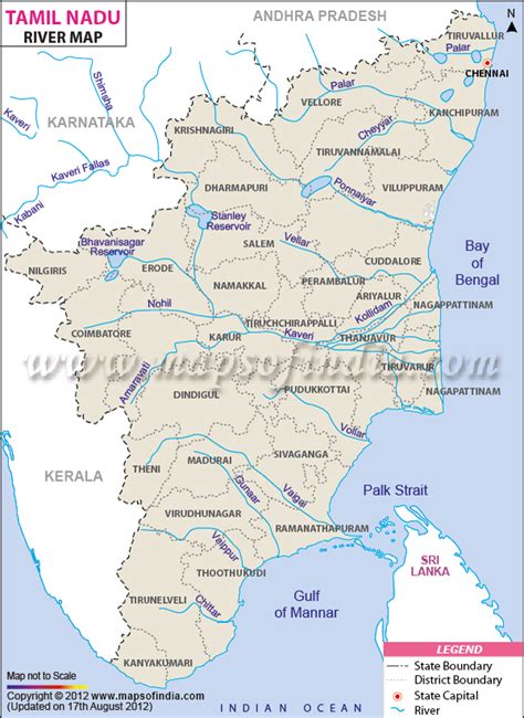 Tamil nadu political map india tamilnadu tourist south places kerala state mappery cities border villages maps atlas famous. AWARENESS : UPSC : About Tamil Nadu. Part-2.
