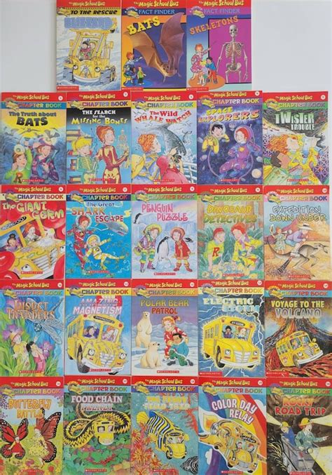 The Magic School Bus Chapter Books Por Scholastic Vintage Etsy España