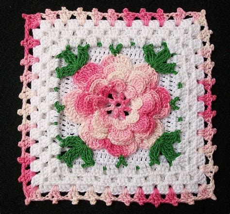 Irish Rose Granny Square Roses With This Crochet Rose Pattern