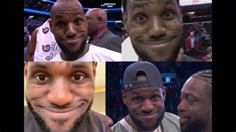 The Four Times Lebron Made Troll Smile Faces Side By Side By Side By