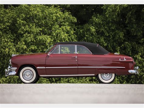 Rm Sothebys 1950 Ford Custom Deluxe Convertible The Dingman Collection