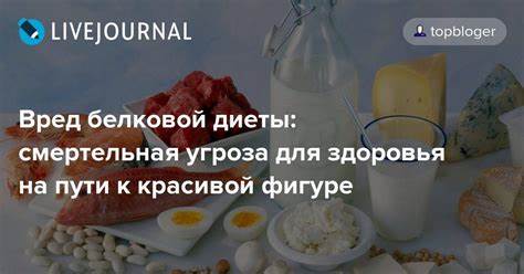 Вред белковых диета