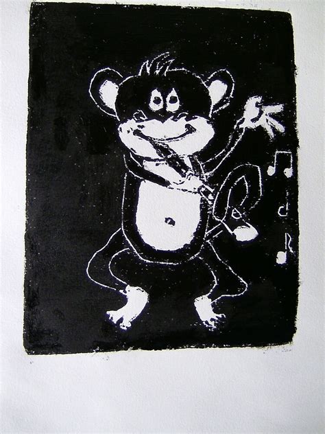 Monkey Playing A Clarinet By Kdesignz Redbubble