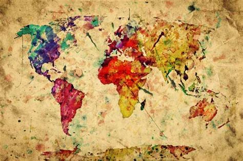 Our Totally Custom World Map Murals Bring The World To Your Walls