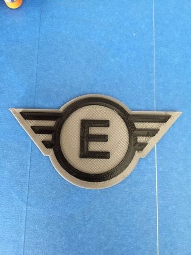 3d Printed Fallout Early Enclave Emblem By Arcmatt Pinshape