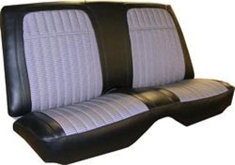 Camaro Pui Deluxe Houndstooth Rear Seat Covers Coupe 1969