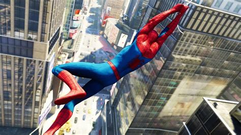 Spider Man Ps4 Classic Spider Man Suit Free Roam Spiderman Mens