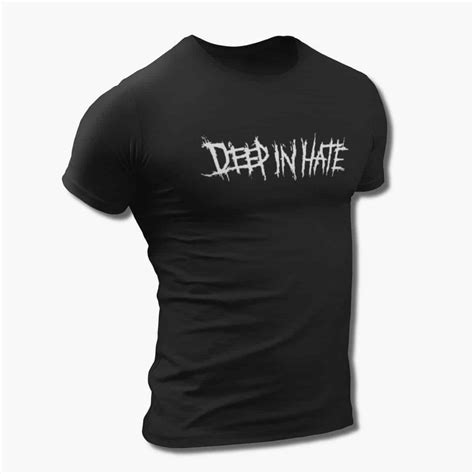 Deep In Hate Band T Shirt Deep In Hate Logo Tee Shirt Brutal Death Metal Grindcore Death