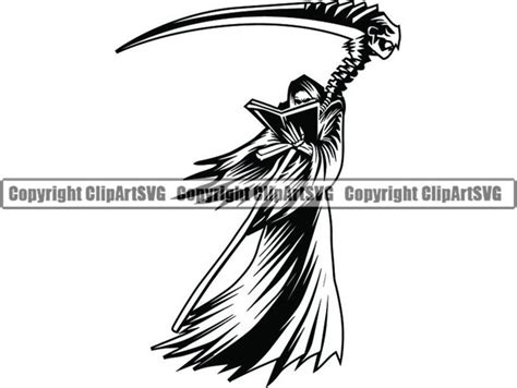 Grim Reaper 15 Skull Death Sickle Evil Kill Killer Grim Etsy