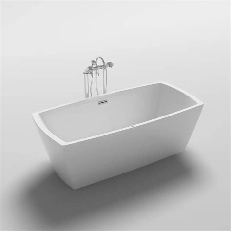 We are going to list 4 styles of freestanding bathtubs on this page. Merlin 1700mm x 750mm White Double Ended Freestanding ...