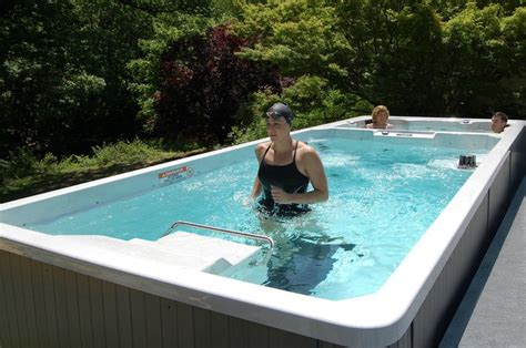 A Dual Temp Spa Complete With Underwater Treadmill Swim Spa Endless Pool Endless Swim Spa