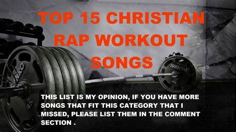 Top 15 Christian Rap Workout Songs Youtube