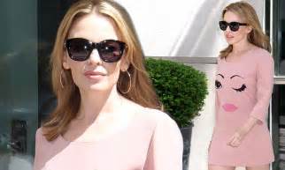 Kylie Minogue Stands Out In Winking Pink Minidress As She Heads Out To