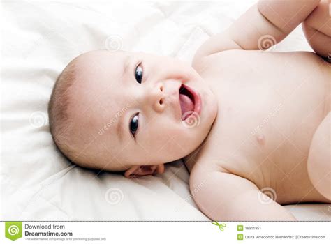 Baby Laughing Stock Image Image Of Fall Lovely