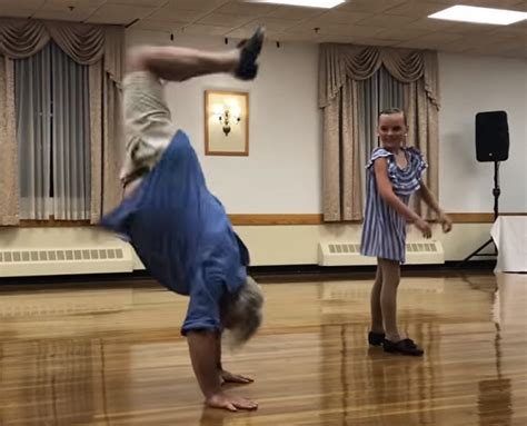 massachusettes grandpa tap dances at recital with granddaughter —inspiremore