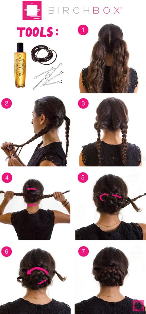 How To Get A Folded Pigtail Braid Updo Stylecaster